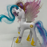 My Little Pony G4 Princess Celestia Glitter Transparent Wings Glitter Brushable Hair