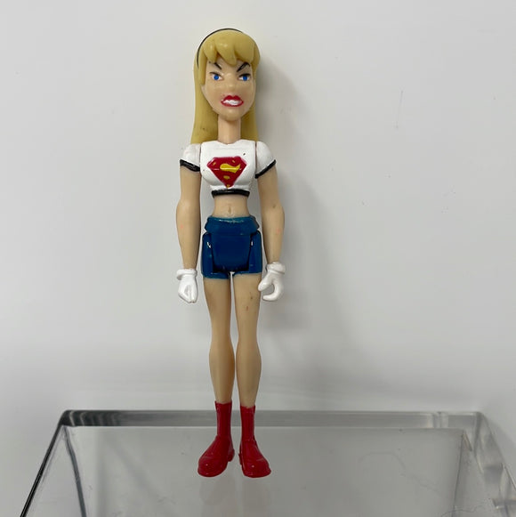 TM DC Comics Supergirl Justice League Unlimited Action Figure 3.5” Blonde Toy