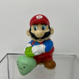 Vintage 1989 Applause Nintendo 2.5” Super Mario Bros 2 Pulling Turnip PVC Figure