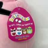 Squishmallows 8" Kip the Pink Llama Valentines Kellytoy Plush