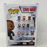 Funko Pop! Marvel Civil Wars Captain America Walgreens Exclusive Black Panther [Unmasked] 138