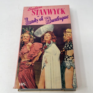 VHS Barbara Stanwyck In Lady Of Burlesque