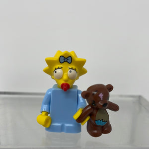 Lego Mini-Figure Simpsons Series 1 Maggie Simpson With Teddy Bear