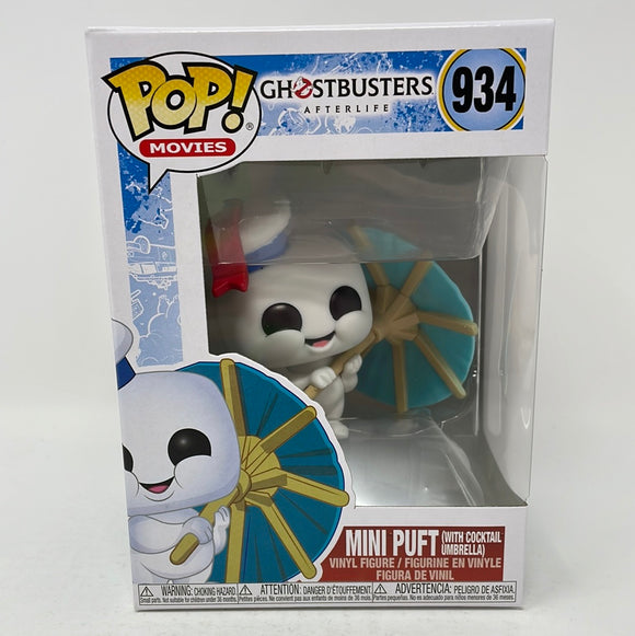 Funko Pop! Movies Ghostbusters Afterlife Mini Puft (with Cocktail Umbrella) 934