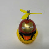 Rubber Ducky With Iron Man Helmet