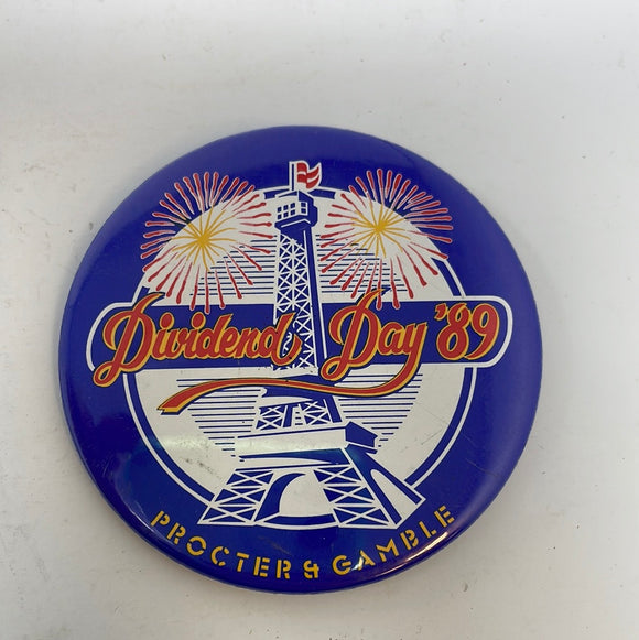 Kings Island Dividend Day ‘89 Protector & Gamble Pin