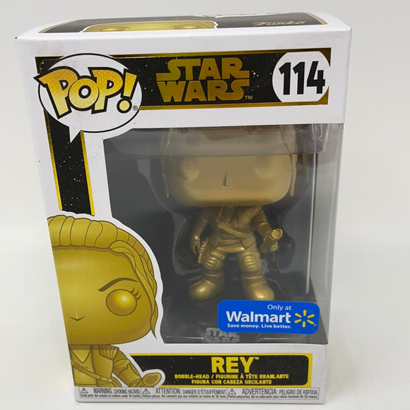 Funko Pop! Walmart Exclusive Star Wars Rey Golden 114