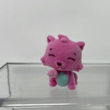 Hatchimals Colleggtibles Pink Fuzzy Kittycat Cat Blue Wings Figure