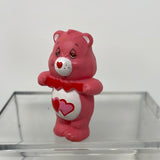 VTG 1980s KENNER Care Bears LOVE-A-LOT HOLDING CUT OUT HEARTS Mini PVC Figure