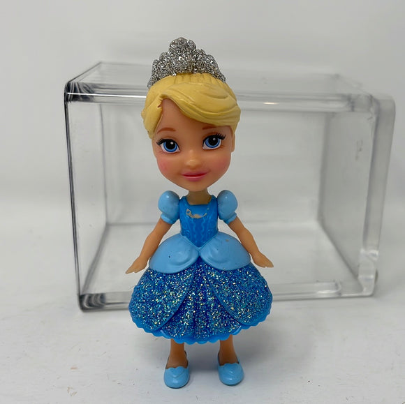 Disney Princess Mini Toddler Doll Cinderella Poseable Figure Jakks Pacific 3.5 Inches Tall