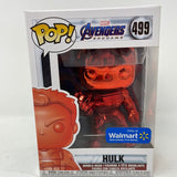 Funko Pop! Marvel Avengers Endgame Walmart Exclusive Red Chrome Hulk Walmart Exclusive 499