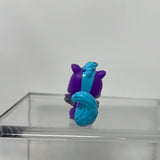 HATCHIMALS COLLEGGTIBLES SEASON 1 FOREST PURPLE & BLUE SKUNK WITH SILVER WINGS